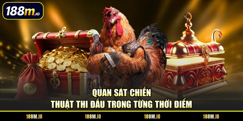 Quan sát chiến thuật thi đấu trong từng thời điểm